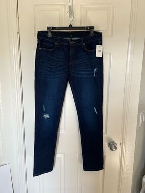 Women’s Dark Blue Sloan skinny Jeans by Edyson